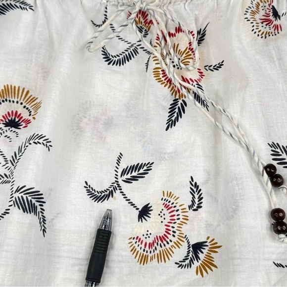 Madewell x Warm Drawstring Boho Tank Top Honolulu Hibiscus - Picture 4 of 11